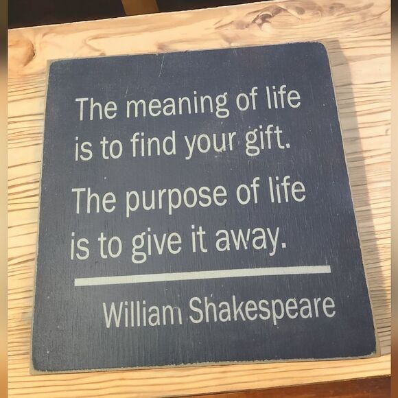 Decorative Motivational Wood Sign With Hanging Hardware - Picture 2 of 3